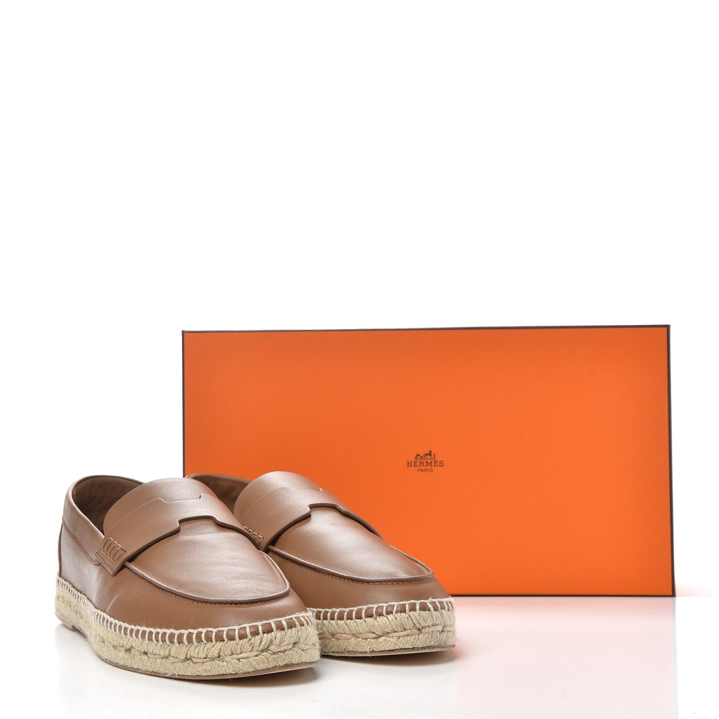 Calfskin Mens Trip Espadrilles 42 Naturel Safari