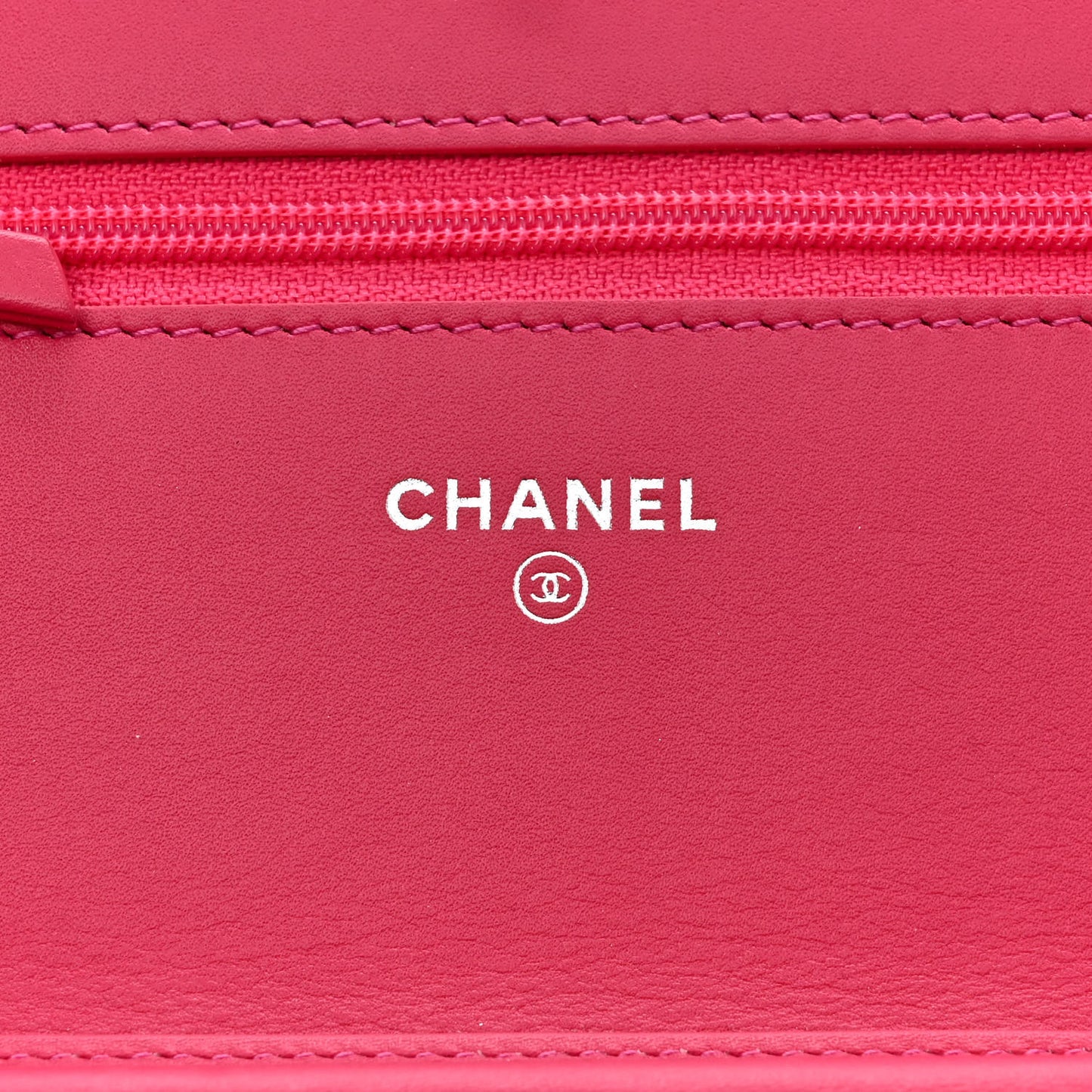 Snakeskin Wallet On Chain WOC Pink