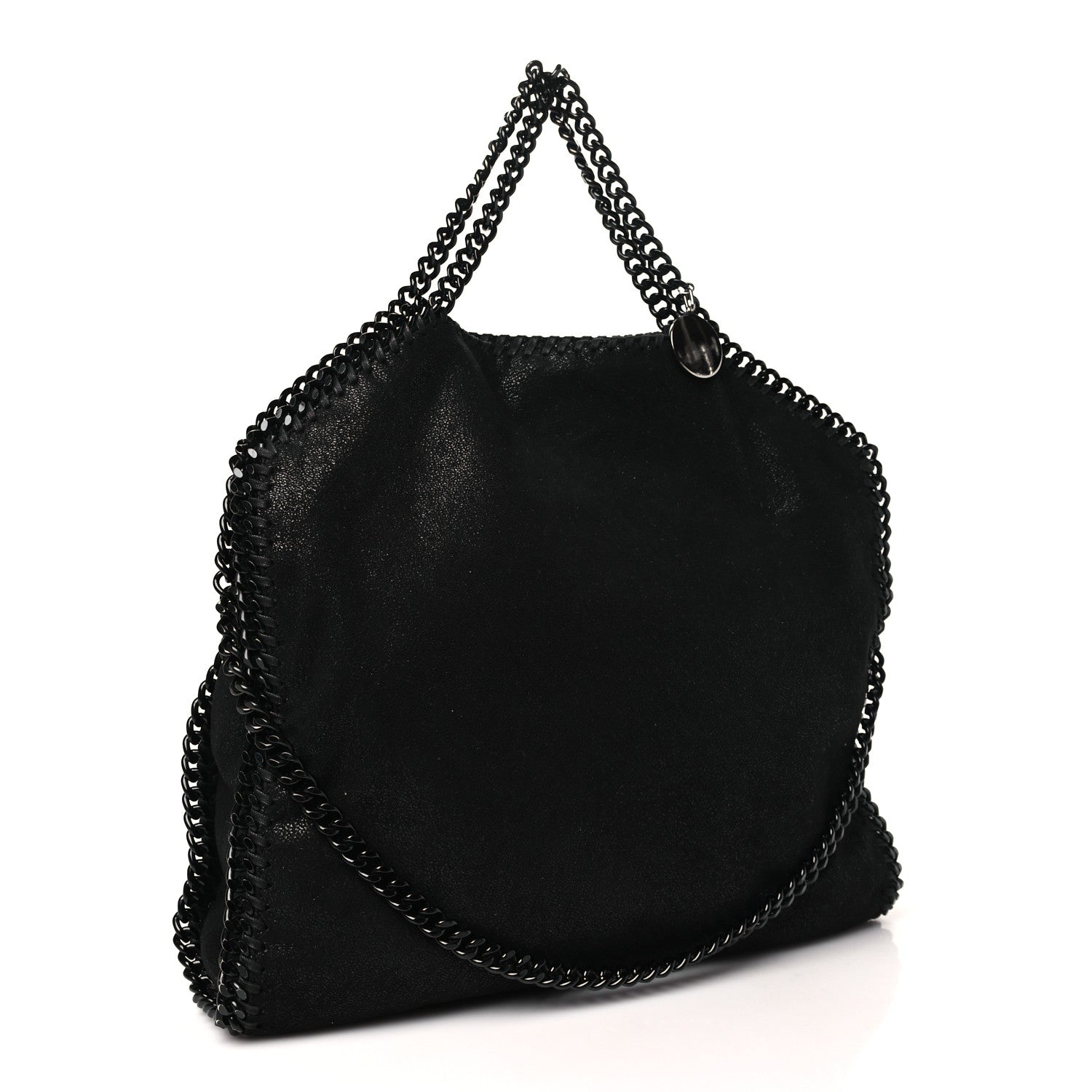 Stella McCartney Shaggy Deer Falabella Fold Over Black 2 of 10