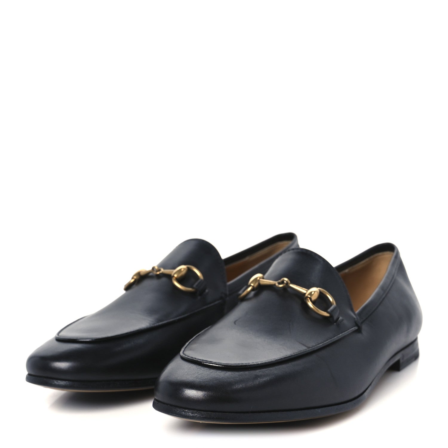 Gucci Calfskin Womens Jordaan Loafers 36 Black 4 of 9