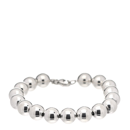 Tiffany Sterling Silver 10mm HardWear Ball Bracelet 1 of 4