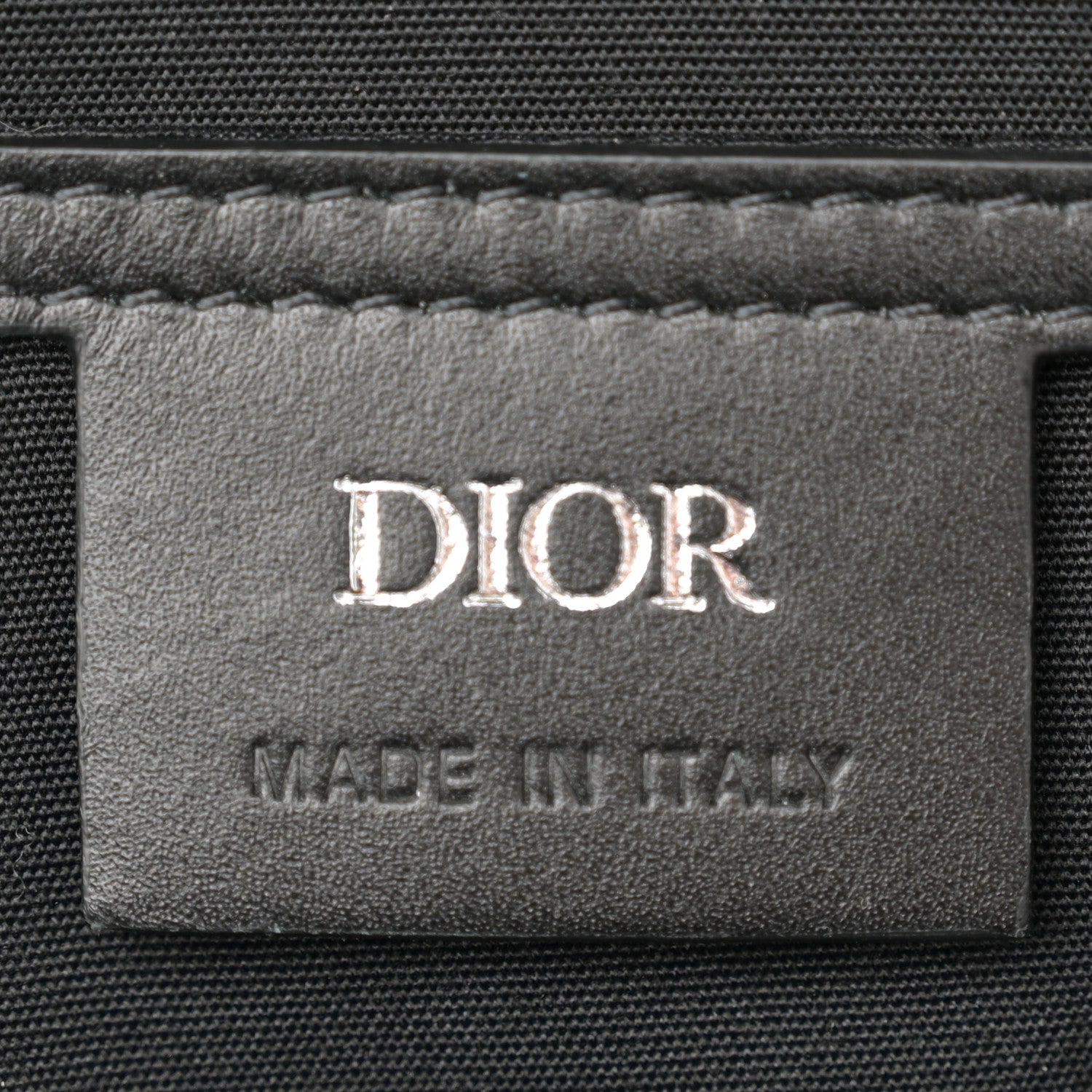 Christian Dior Coated Canvas CD Diamond Mini Rider Backpack Black 6 of 12