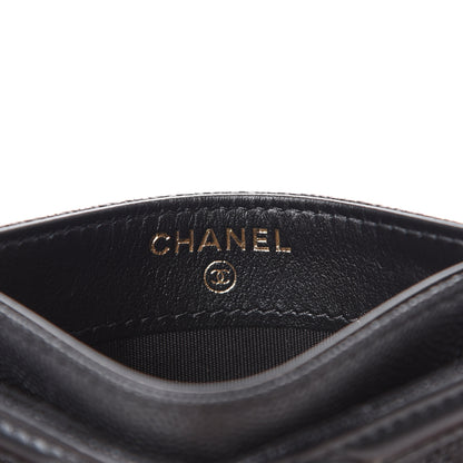 Chanel Caviar Quilted Filigree Card Holder Black 5 of 8