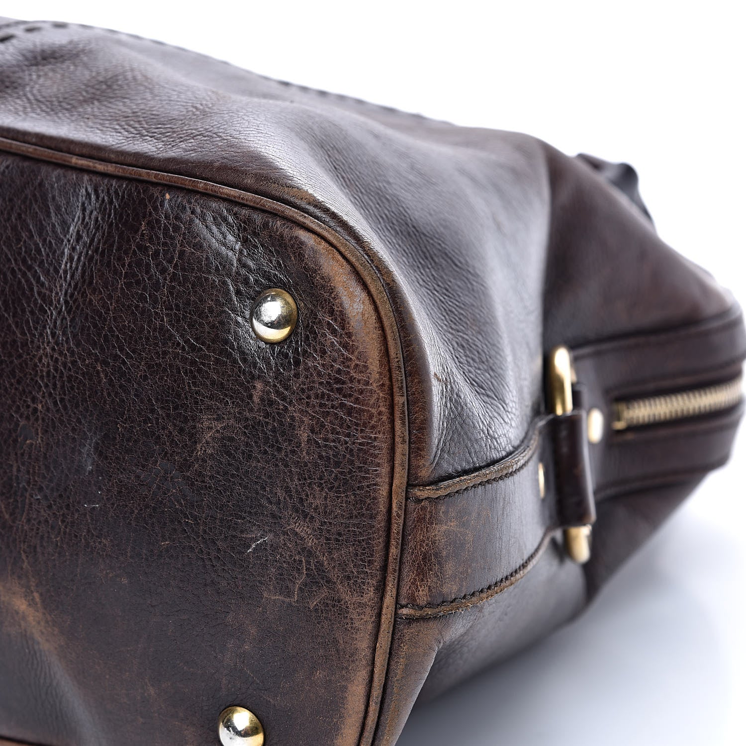 Saint Laurent Calfskin Oversized Muse Brown 11 of 25