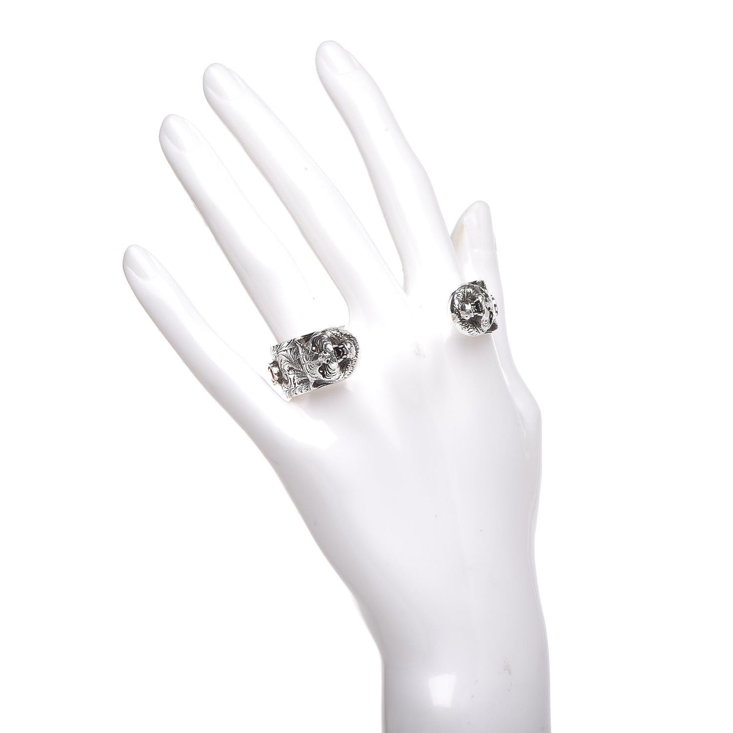 Sterling Silver Crystal Le Marche Des Merveilles Tiger Cuff Bracelet Orange