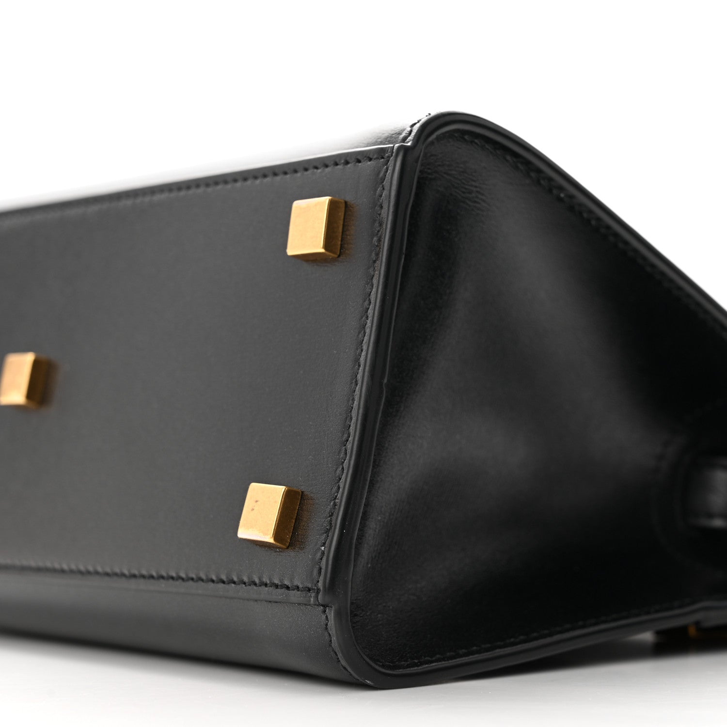 Saint Laurent Smooth Calfskin Manhattan Nano Shopper Tote Black 10 of 14