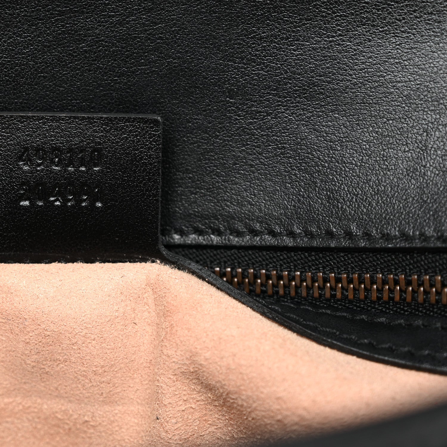 Gucci Calfskin Matelasse Small GG Marmont Top Handle Shoulder Bag Black 7 of 12