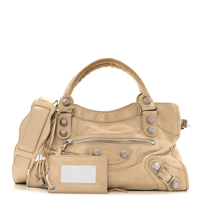Balenciaga Agneau Giant 21 Silver Hardware City Praline 3 of 18