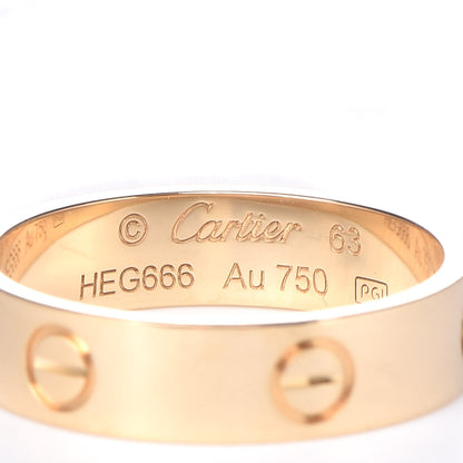 Cartier 18K Yellow Gold 5.5mm LOVE Ring 63 10.25 4 of 5