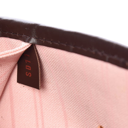 Louis Vuitton Damier Ebene Neo Neverfull MM Rose Ballerine 8 of 11