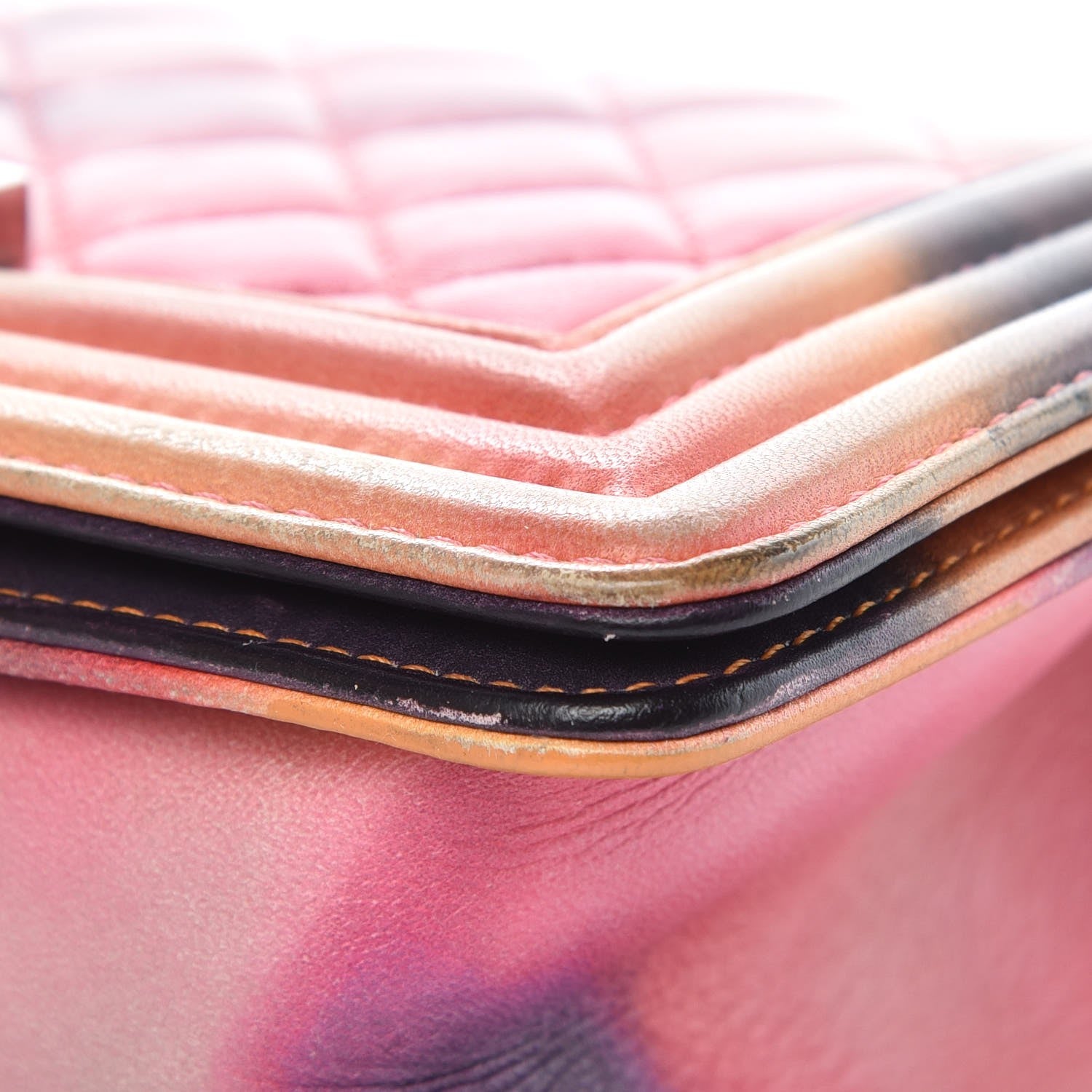 Chanel Lambskin Quilted Small Flower Power Boy Flap Multicolor 12 of 13