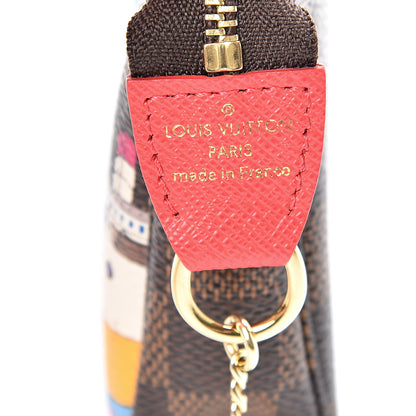 Louis Vuitton Damier Ebene 2016 Christmas Animation Mini Pochette Accessories 5 of 7