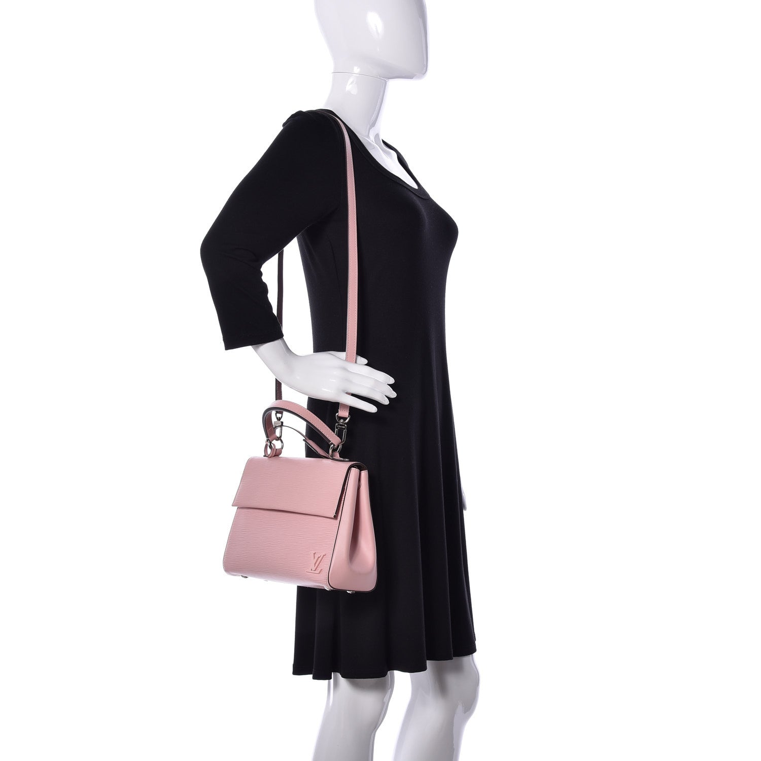 Louis Vuitton Epi Cluny BB Rose Ballerine 2 of 12