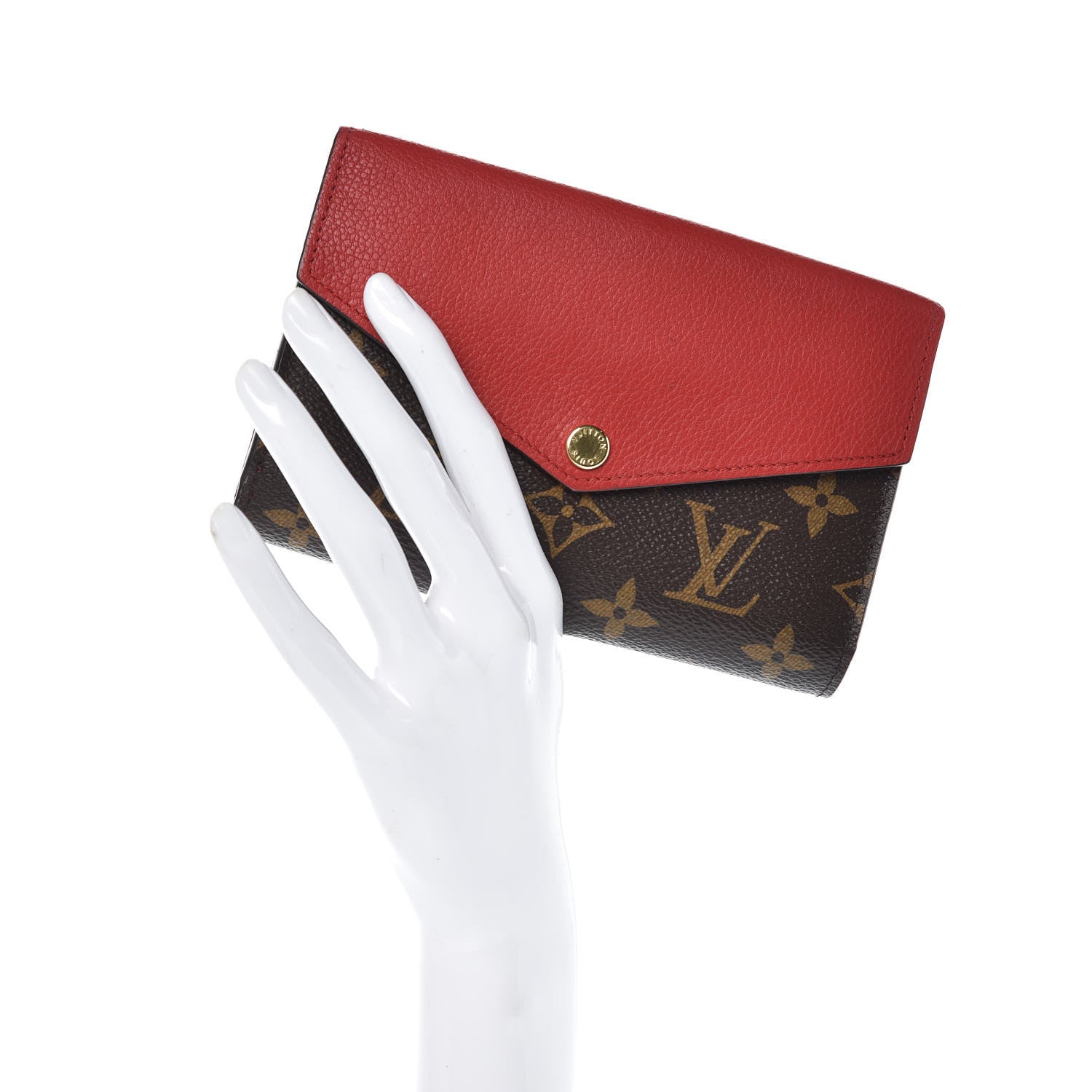 Louis Vuitton Monogram Pallas Compact Wallet Cherry 2 of 9