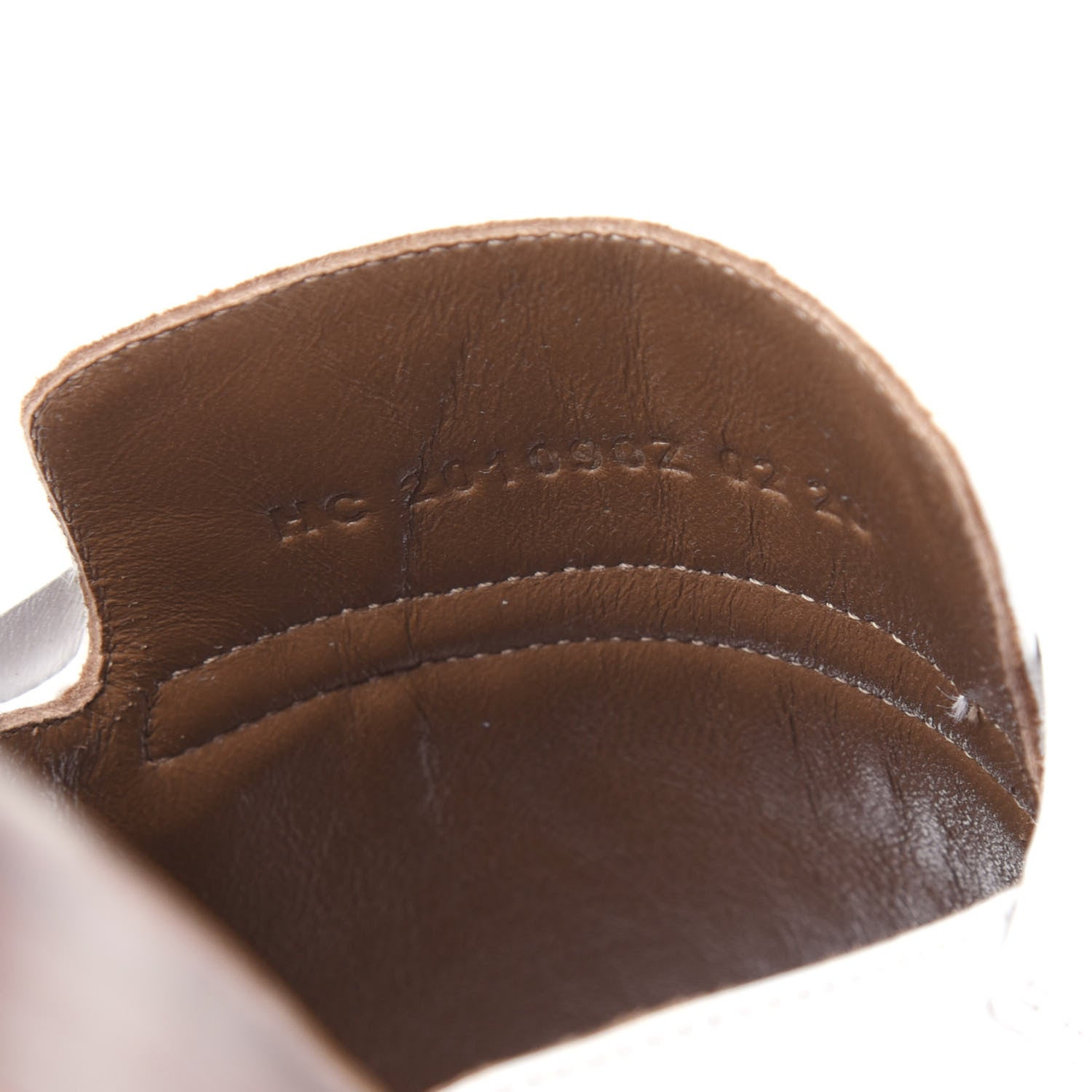 Hermes Calfskin Auteuil Sandals 37 White 9 of 9