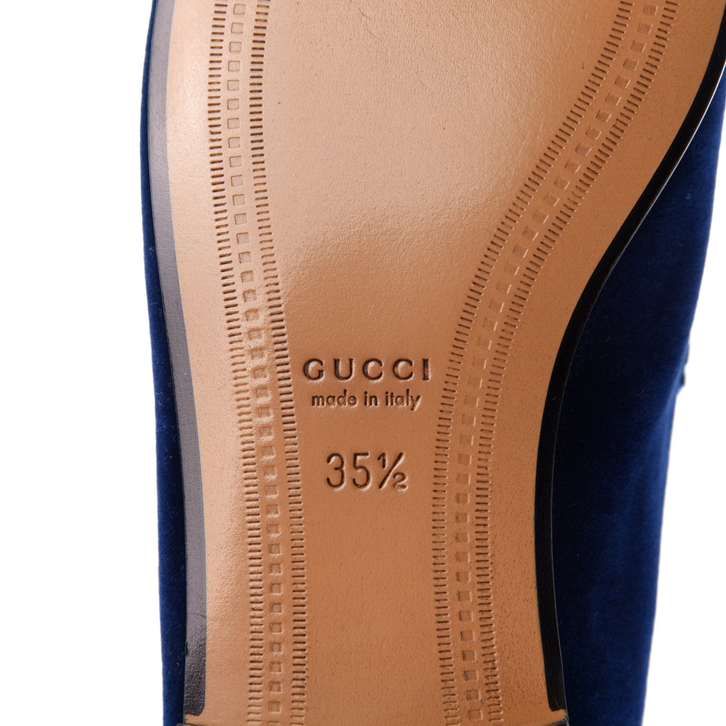 Velvet Horsebit Womens Jordaan Loafers 35.5 Blue Cobalt