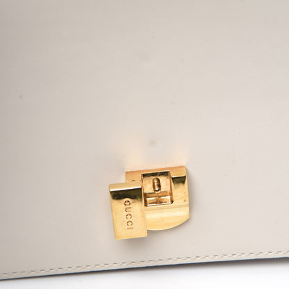 Gucci Calfskin Small Sylvie Shoulder Bag Off White 12 of 12
