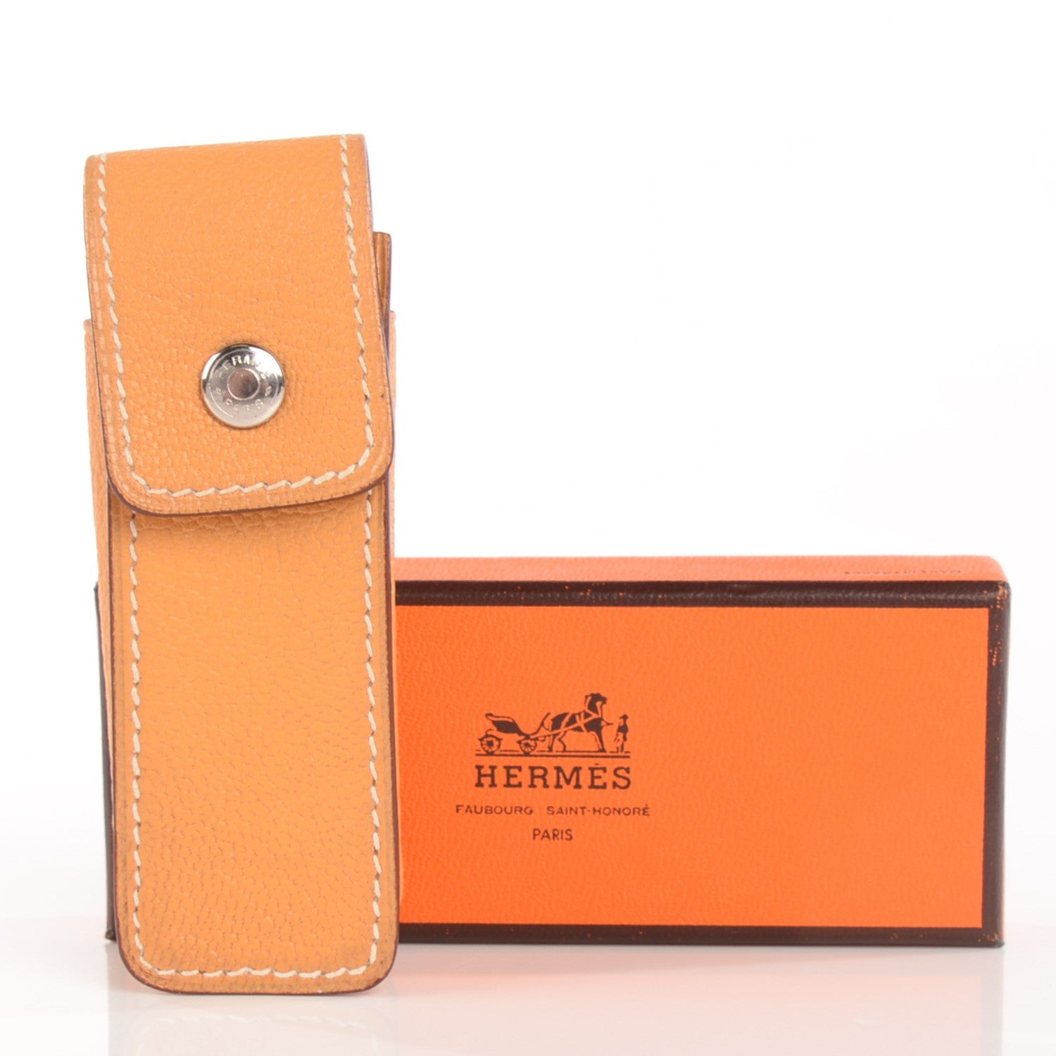 Hermes Chevre Chewing Gum Lipstick Holder 5 of 9