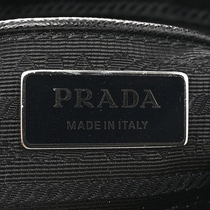 Prada Re-Nylon Vela Saffiano Pocket Single Buckle Messenger Shoulder Bag Black 6 of 9