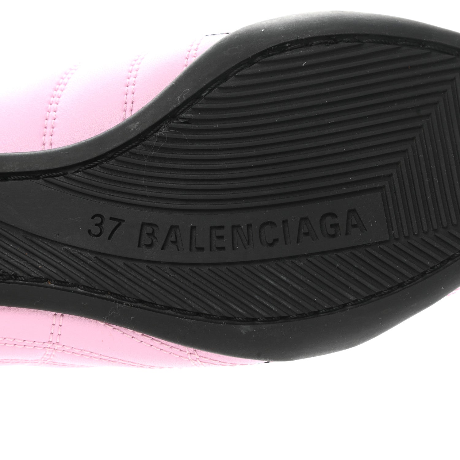 Balenciaga Polyurethane Womens Zen Sneakers 37 Pink Black 6 of 13