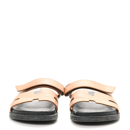 Hermes Calfskin Mens Chypre Sandals 40 Naturel 3 of 11