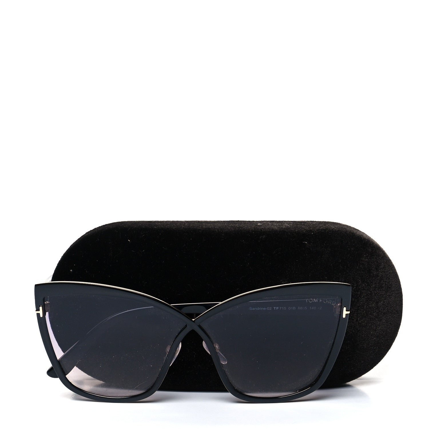 Tom Ford Sandrine Sunglasses TF715 Black 8 of 8