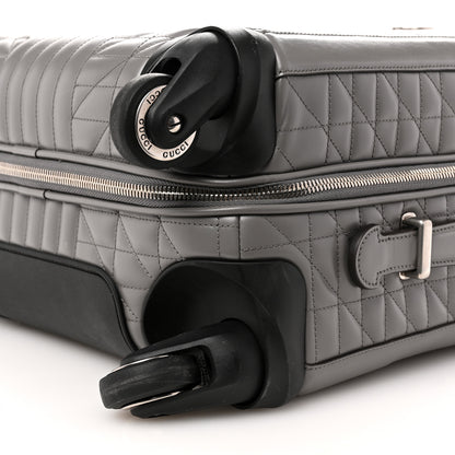 Gucci Calfskin Marmont Small Carry On Grey 8 of 12