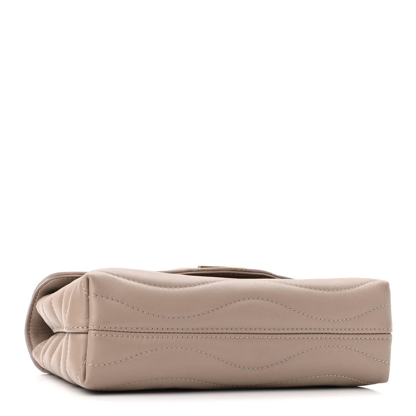 Calfskin LV New Wave Chain Bag Taupe
