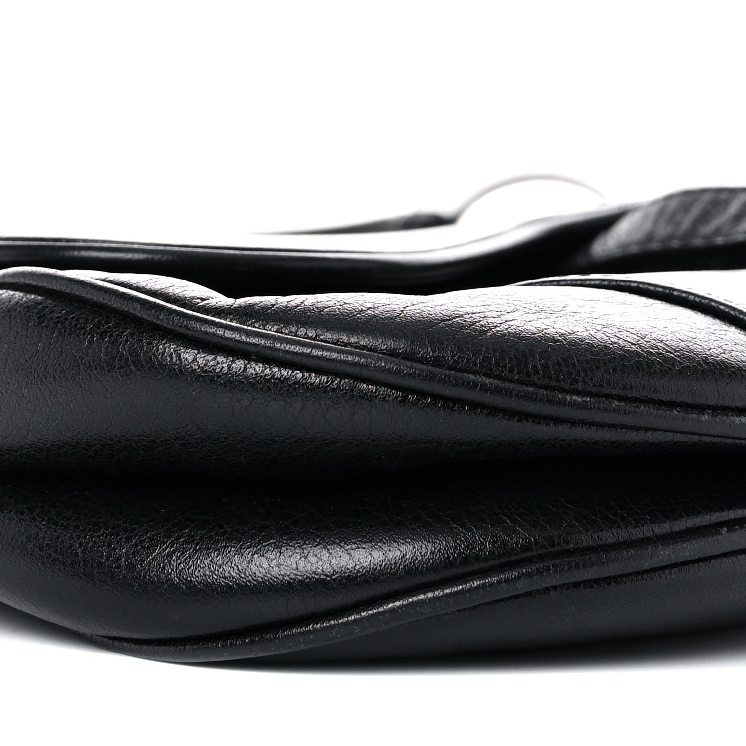 Christian Dior Calfskin Saddle Bag Black 3 of 25