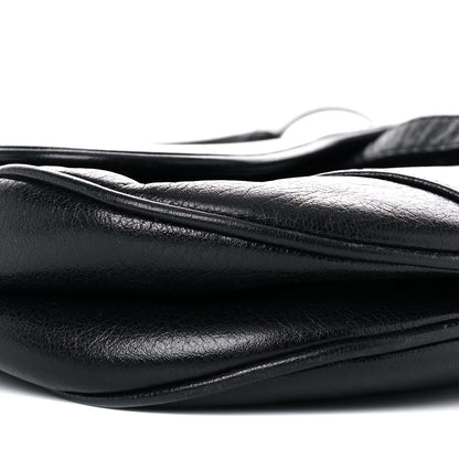 Christian Dior Calfskin Saddle Bag Black 3 of 25