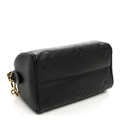 Louis Vuitton Empreinte Monogram Giant Speedy Bandouliere 20 Black 4 of 9