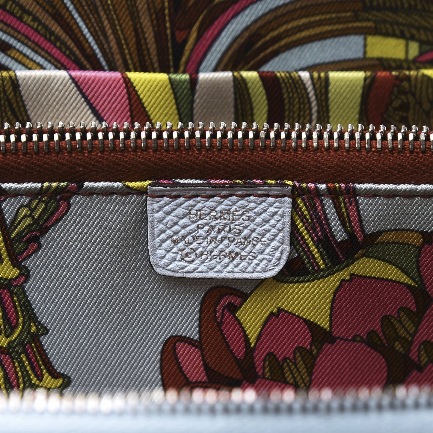 Epsom Silk'In Wallet Bleu Brume