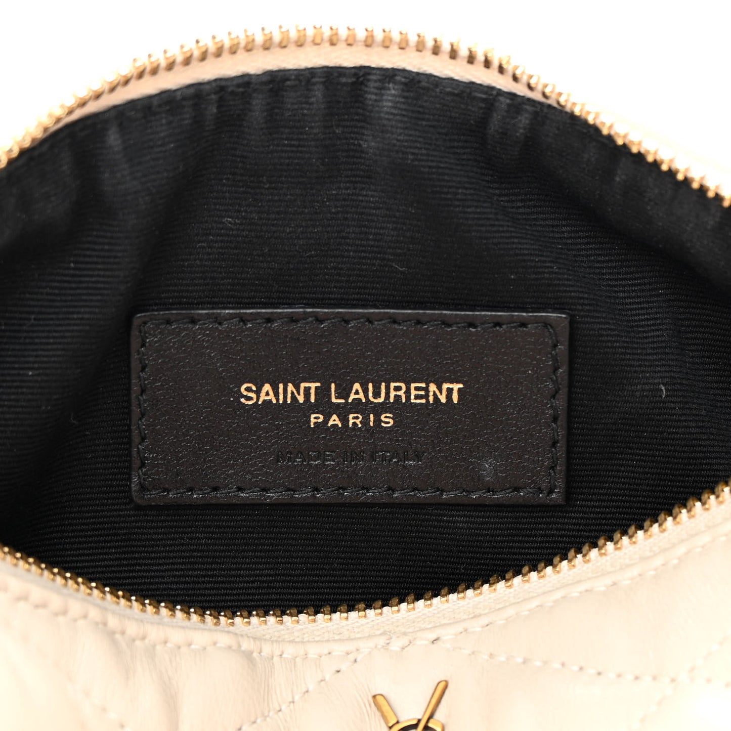 Lambskin Monogram Mini Sade Tube Bag Crema Soft