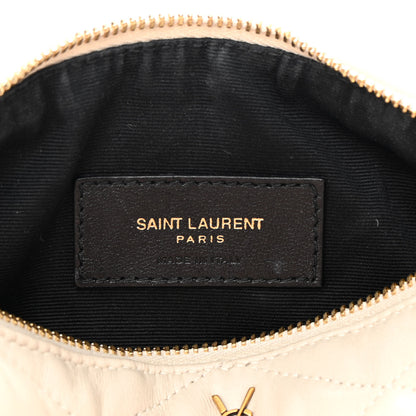 Saint Laurent Lambskin Monogram Mini Sade Tube Bag Crema Soft 6 of 11
