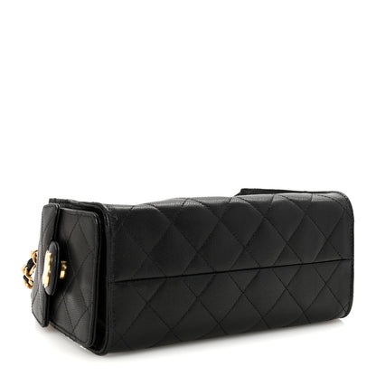 Chanel Caviar Quilted Mini Chanel 25 Handbag Black 4 of 11