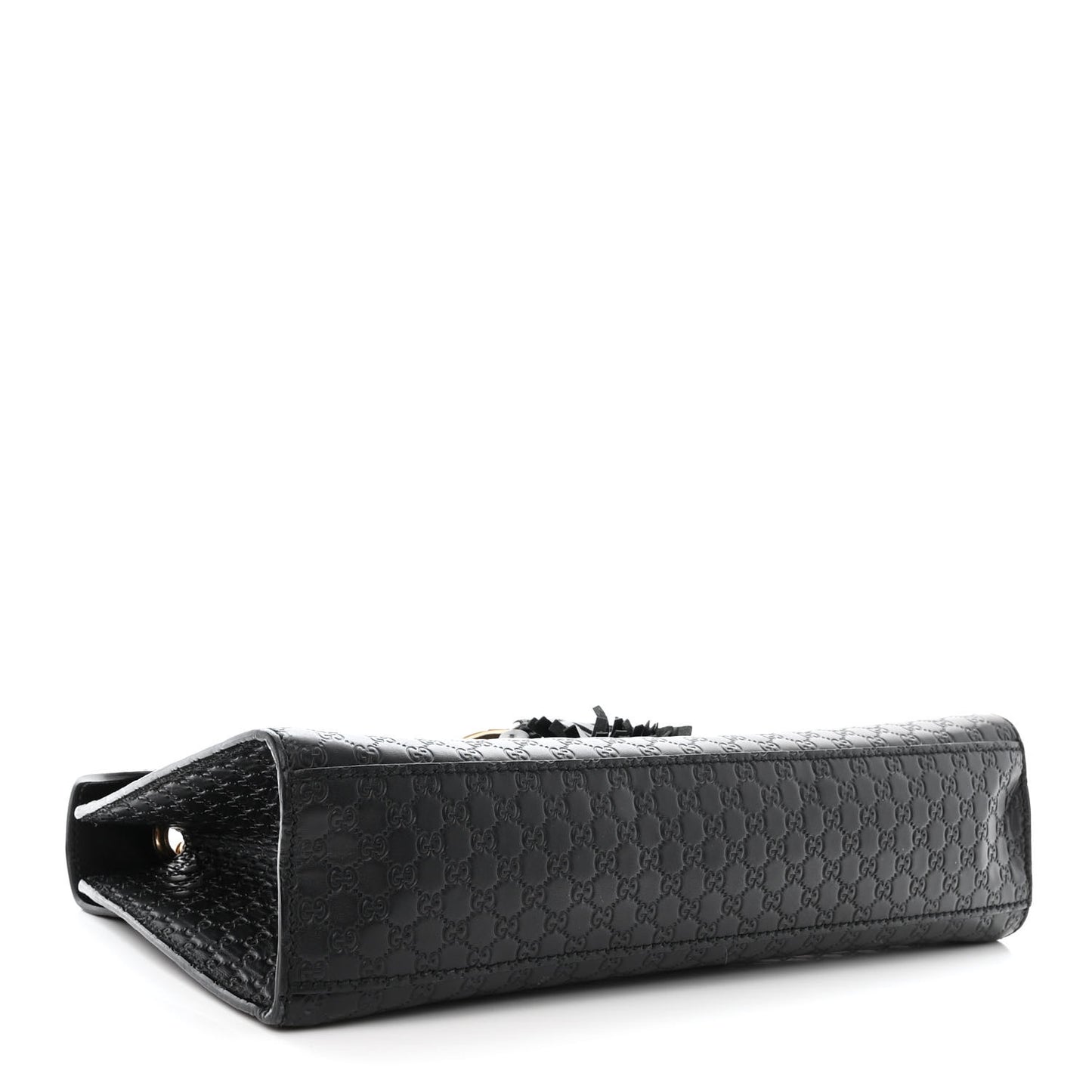 Microguccissima Medium Emily Chain Shoulder Bag Black
