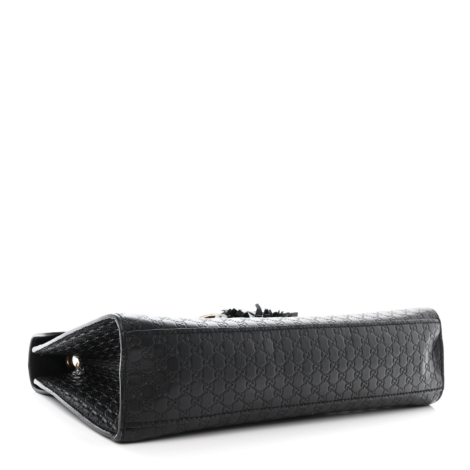 Gucci Microguccissima Medium Emily Chain Shoulder Bag Black 4 of 13