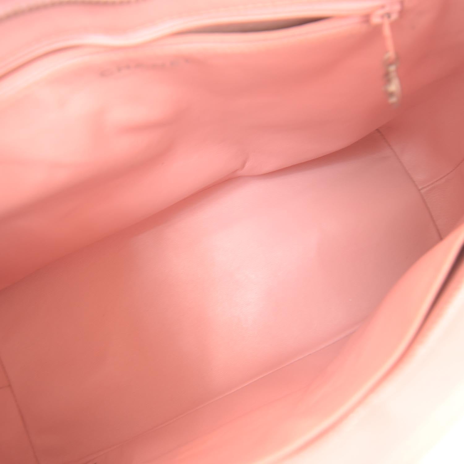 Chanel Caviar Medallion CC Tote Light Pink 9 of 10