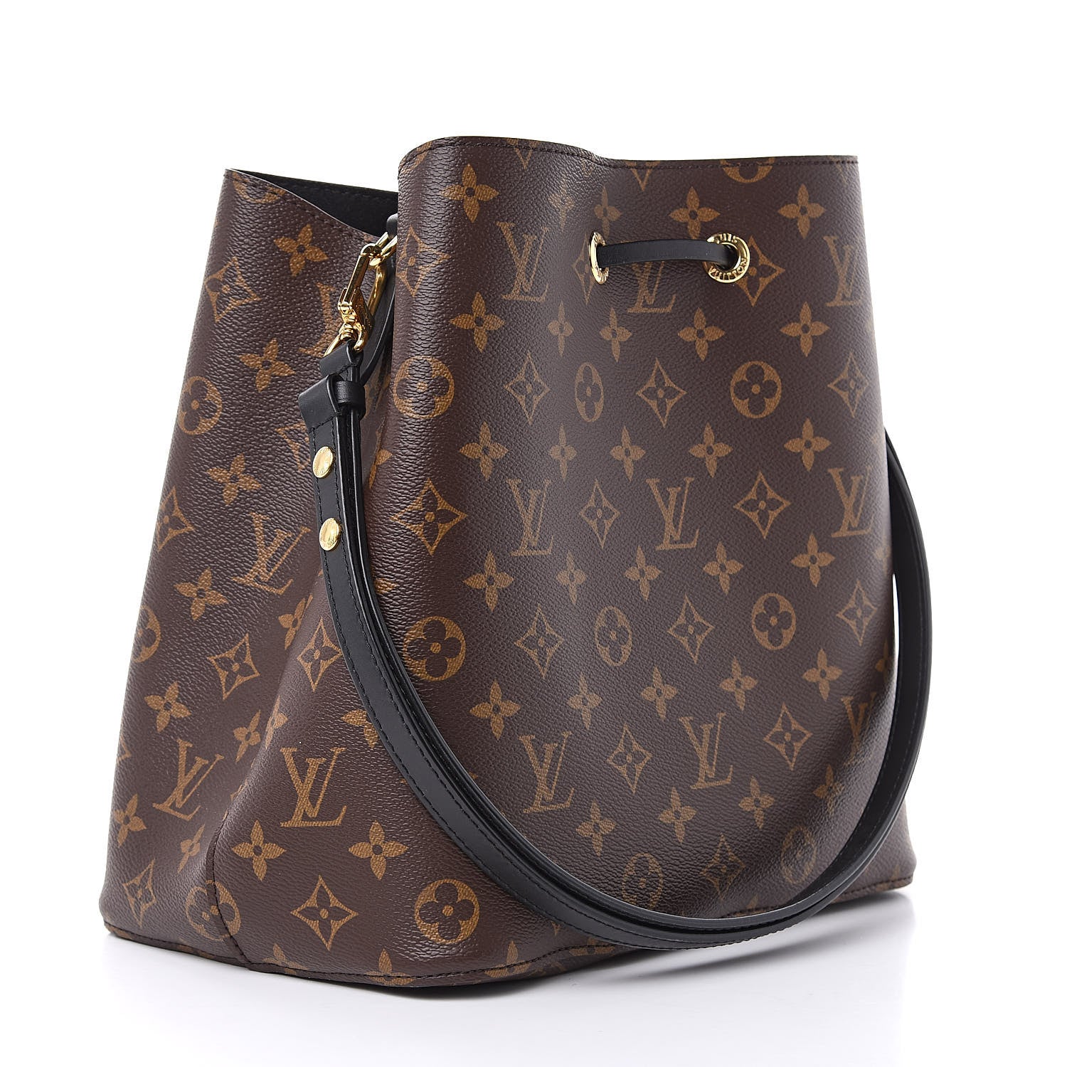 Louis Vuitton Monogram Neonoe MM Black 3 of 9