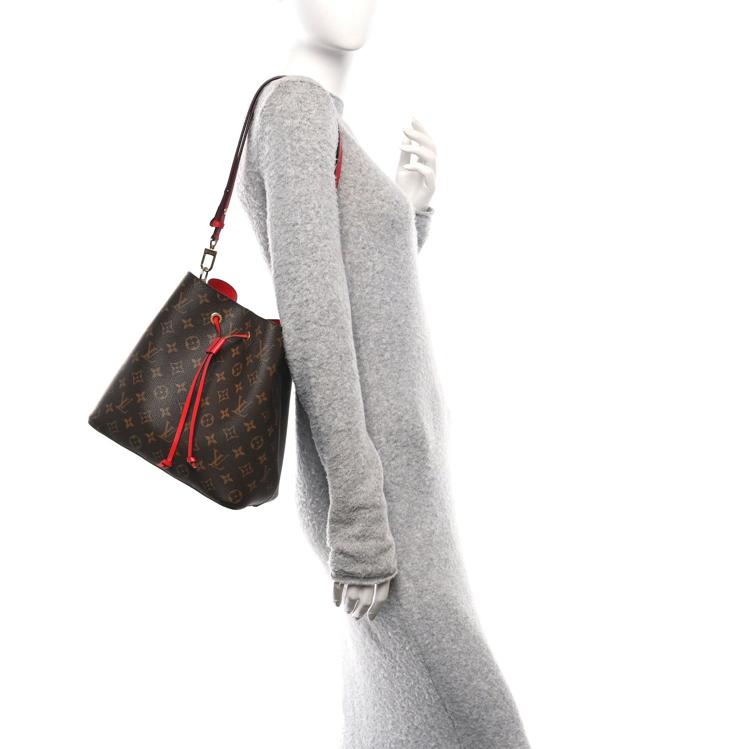 Louis Vuitton Monogram Neonoe MM Coquelicot 2 of 10