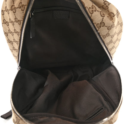 Gucci Monogram Travel Backpack Dark Brown 5 of 9