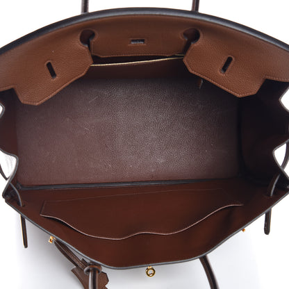 Hermes Togo Birkin 40 Brule 7 of 33