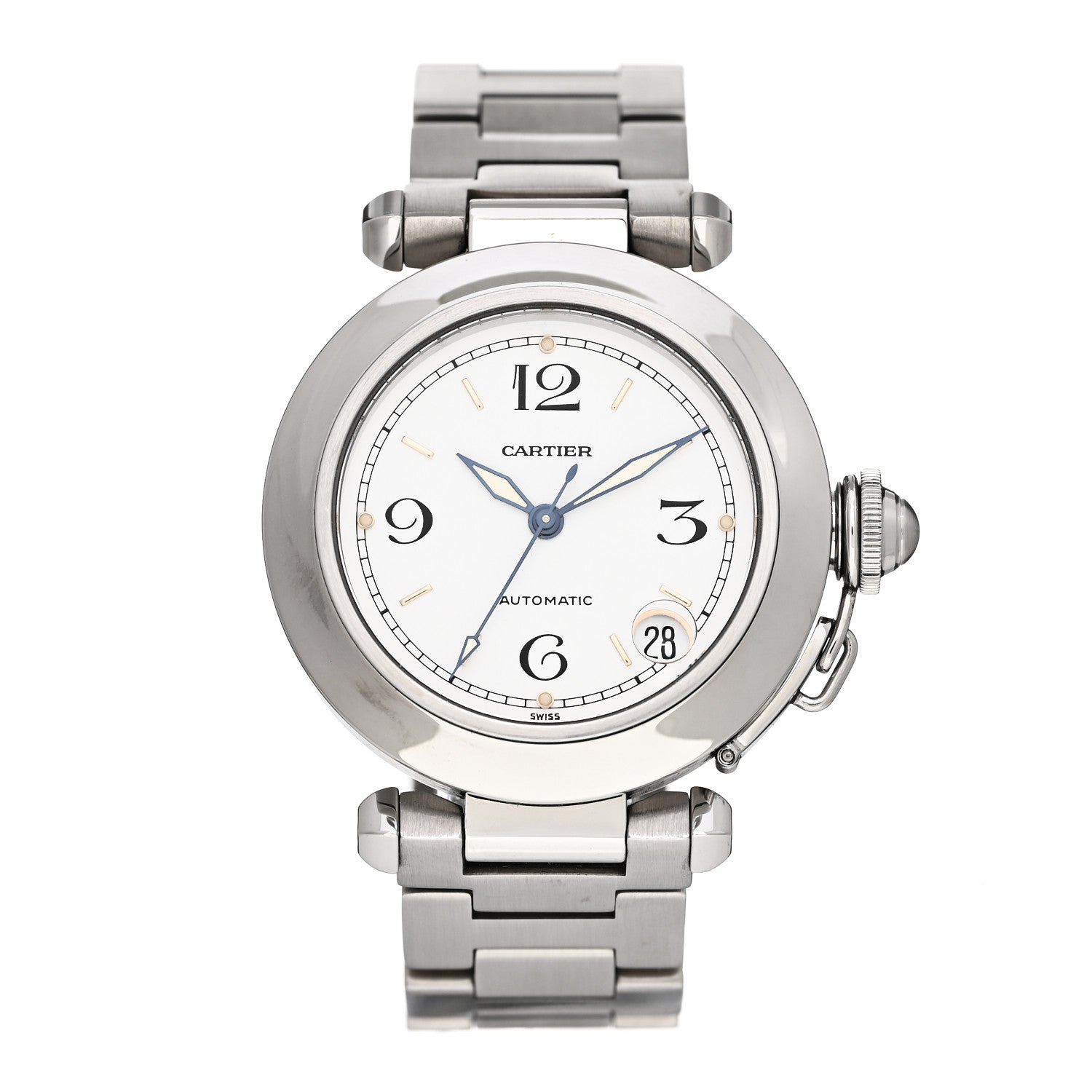 Cartier Stainless Steel 35mm Pasha C Automatic Watch 1 of 4