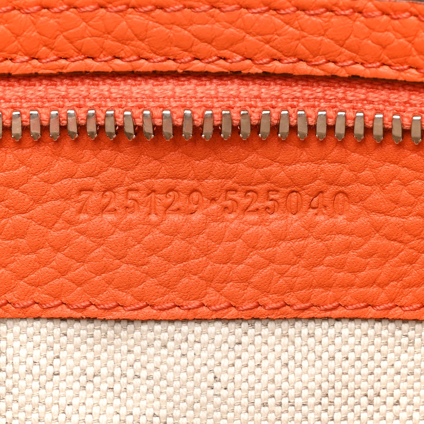 Piuma Calfskin Jumbo GG Embossed Large Duffle Bag Good Orange