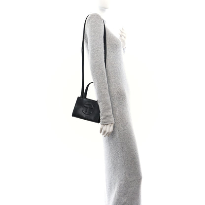 Telfar Vegan Leather Small Shopping Bag Black 2 of 9