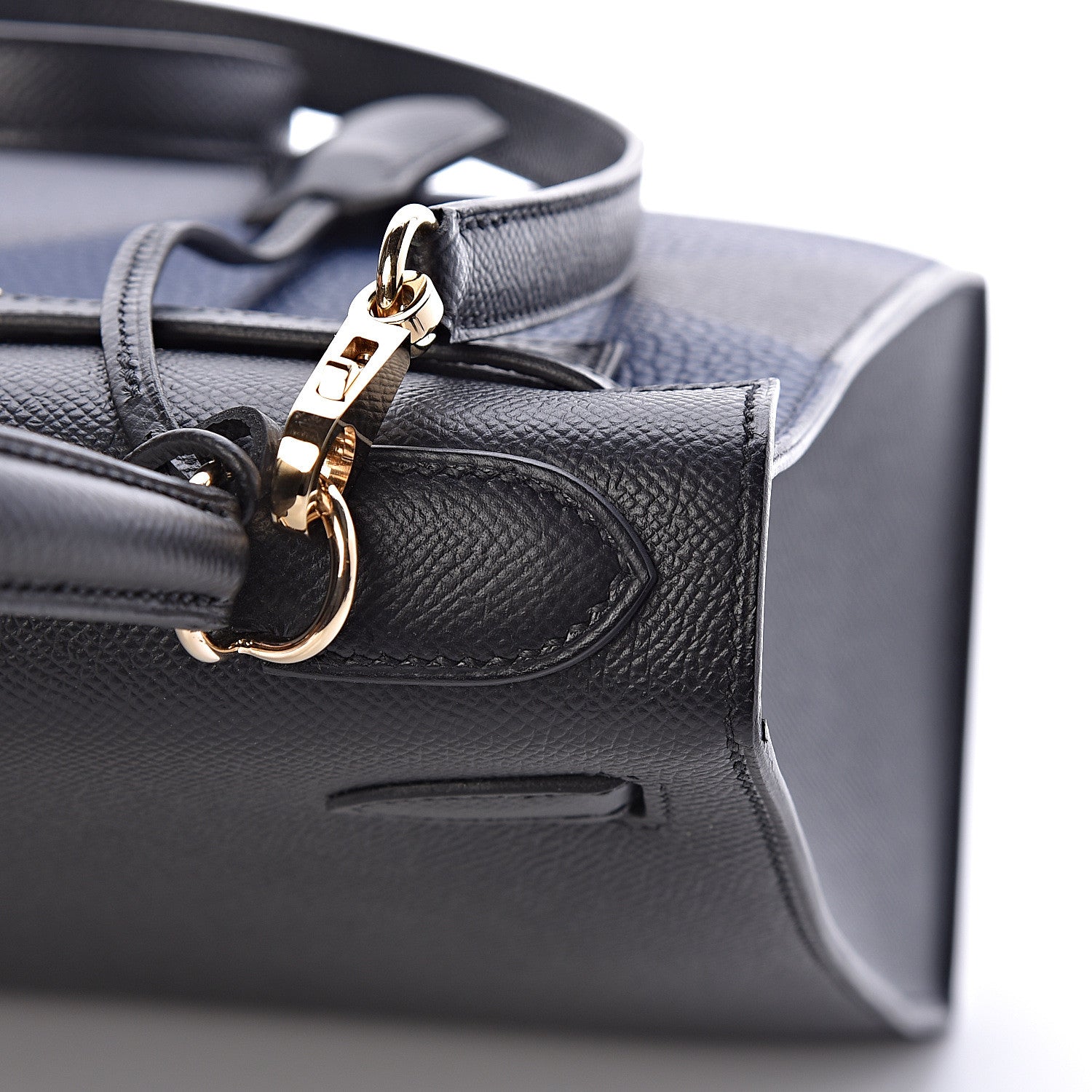 Hermes Epsom Taurillon Clemence Chevre Mysore Horseshoe Kellygraphie Lettre X Kelly Sellier 28 Noir Bleu Indigo Bleu Saphir 21 of 36