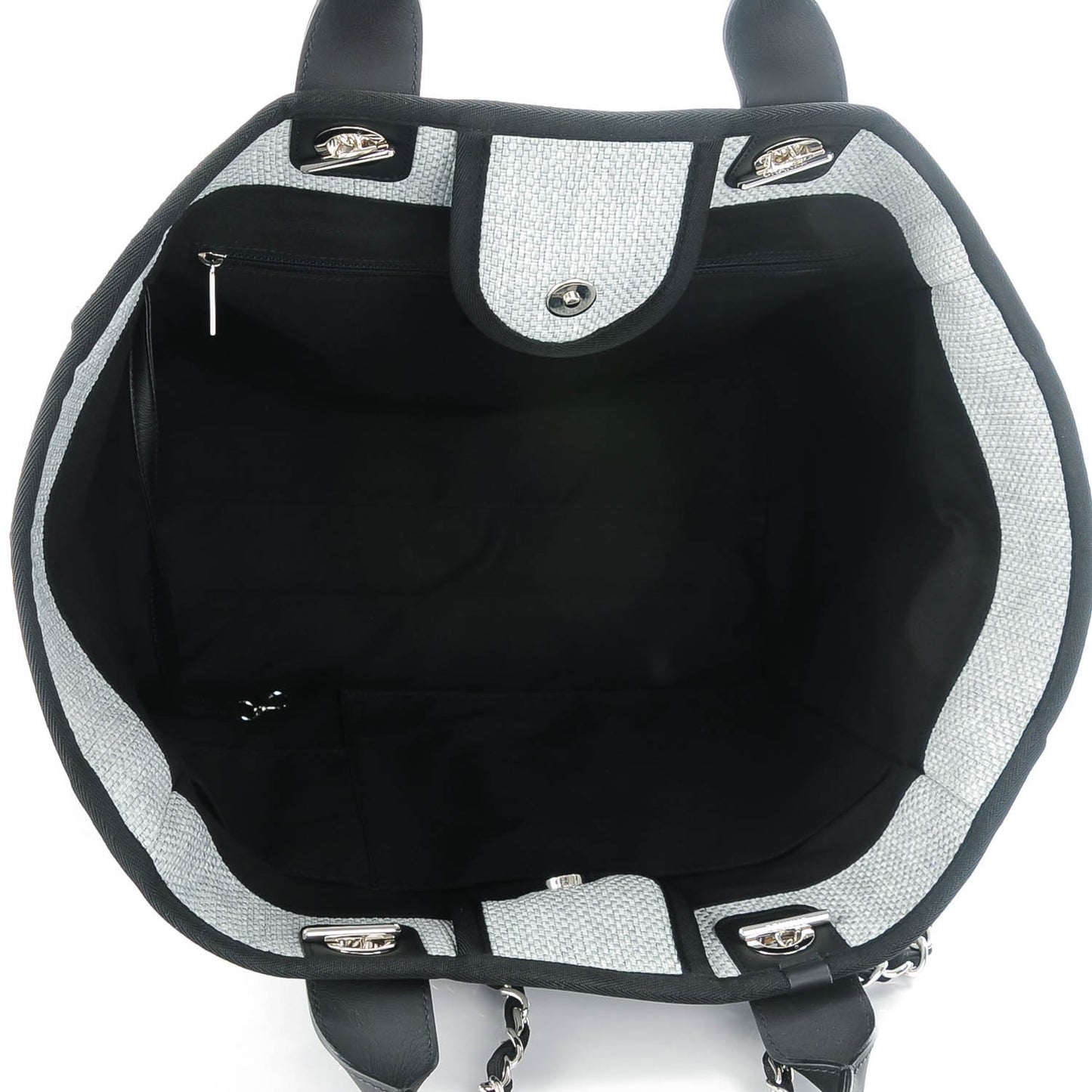 Canvas Deauville Large Tote Grey