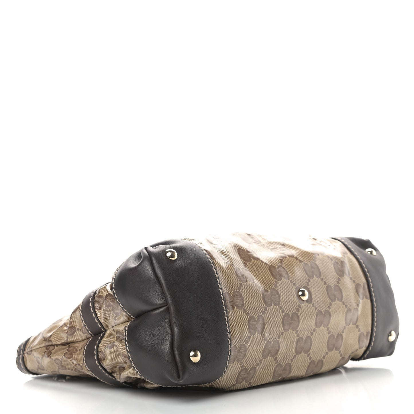 Crystal Monogram Medium Mix Tote Brown