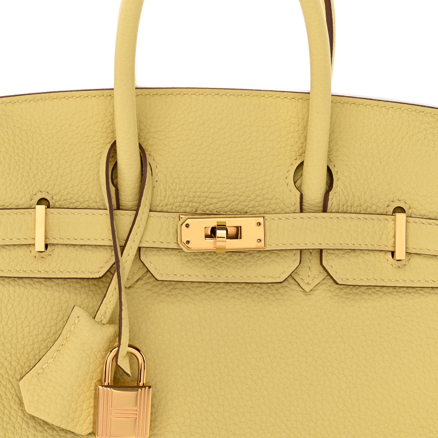 Hermes Togo Birkin 25 Jaune Poussin 8 of 11