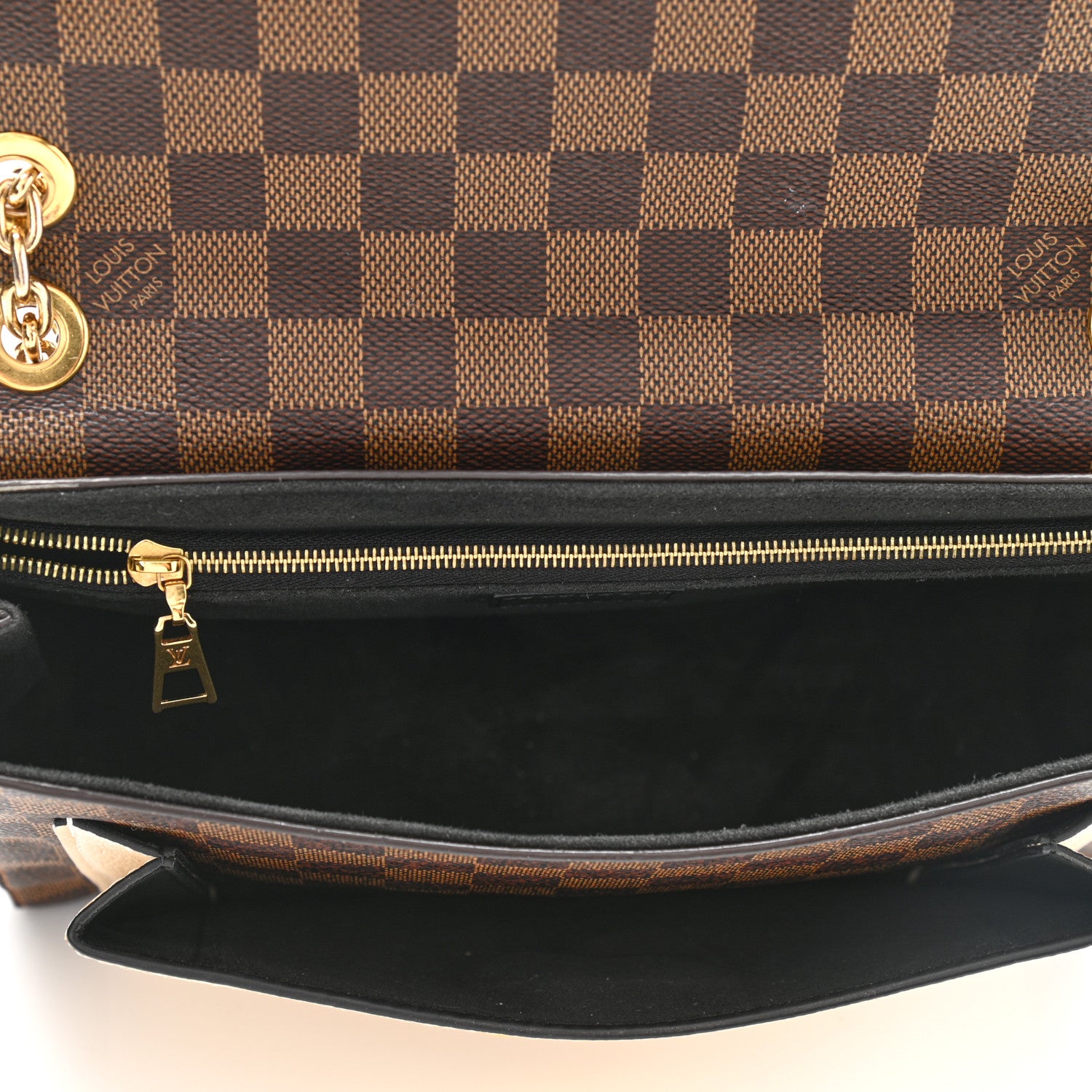 Louis Vuitton Damier Ebene Vavin PM Creme 9 of 23
